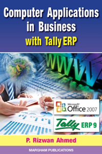 Computer Applications in Business with Tally ERP 9 - Dr. P. Rizwan Ahmed